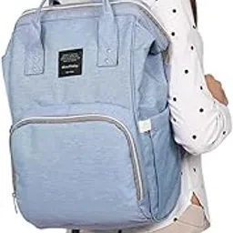 Phenovo Baby Infant Diaper Nappy Bag Mother Bag Handbag Organizer Storage New - Blue, as described-image-77