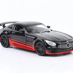 WOUXUN 1-32 Scale Alloy Metal Pull Back Toy Car Compatible with Mercedes AMG GTR | Die-Cast Model with Sound & Light | Mini Sports Car for Kids (Red)-picture-19