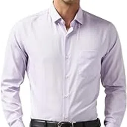 peter england Men's Solid Textured Slim Fit Premium 100% Cotton Formal Shirt Premium Twill Weave with 2-Ply Cotton-picture-48