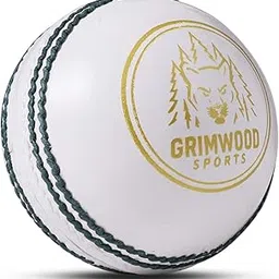 GRIMWOOD SPORTS Blaze Leather Cricket Ball | Handcrafted Waterproof Design | Durable Seam & Premium Cork Core | Match Ready for Test, ODI, T20 & Practice Games (White)-image-16