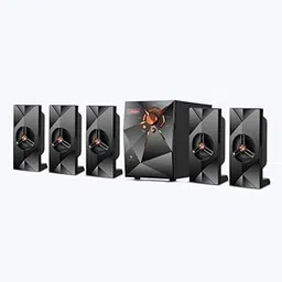 ZEBRONICS Zeb Feel 5 5.1 Home Theatre Speaker with 80W Output, Bluetooth v5.0, USB, AUX, FM Radio, Powerful Subwoofer, LED Display, Remote, Volume & Bass Control-image-56