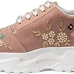 rettrose The Rosaline Luxury Pearl Blossom Embellished Trainer-picture-43