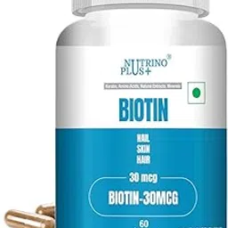 Biotin 30mcg – Healthier Hair Growth, Stronger Nails, Glowing Skin | Formulated in USA -60 tablets (pack of 1)-picture-50