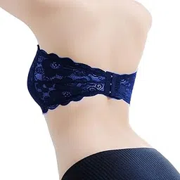 helisha Womens & Girls Regular wear Hook Lace Back Padded Bra Removable Pads (Free-Size Comfortable for 28-32 Bust-Size)-picture-32