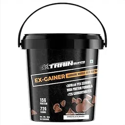 EXTRAIN SUPPS EX Gainer Hardcore Muscle Gain Chocolate Buds 5Kg-picture-13