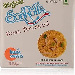 Heera Sweets Delight Foods Heera Sweets Rose Son Rolls (500 gm, Pack 250 G X 2)-picture-18