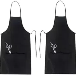 Professional Hairdressing Unisex Waterproof Halter Neck Bib 2 Apron - 2 Pocket Makeup Apron-picture-16
