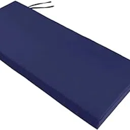MERISHOPP Garden Bench Cushion 8 cm Thick Soft Bench Pad for Lounger Porch Swing Couch Dark Blue|1 Straw Roof Thatch|Cushions & Pads| Yard, Garden & Outdoor Living-picture-13