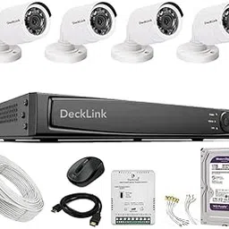 DeckLink 2.4 MP CCTV Camera Full HD Combo Set 4 Bullet Outdoor Dvr with 1TB Hard Disk and All Accessories-picture-10