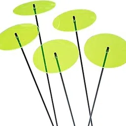 Garden Ornaments Sun Disc, Set of 5 Large Decorative Garden Stakes, Outdoor Decor Yard Accessory, Great Gardeners Gift, Colour:Green-picture-15