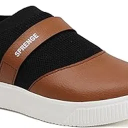 sprenge Men’s Stylish Slip-On Sneakers | Casual Comfort Shoes with Elastic Strap & Soft Sole-picture-14