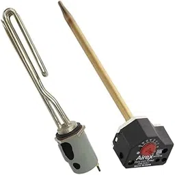 Sutaible for - solar 7" element+ thermostat 2000W Commercial Solar Panel Water Heater Element with Thermostat Cut-Off Electric Water Heater Geyser Temperature Controlling Sensor (with 7 Inch)-image-8