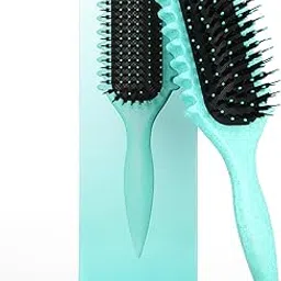 TecoKart® Hair Brush for Women Paddle Brush for Curly & Straight Detangler Comb Brush for Men Flexible Hair Brush for Smooth Tangle-Free Results-picture-22