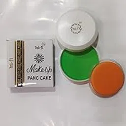 PMW - Make up Powder For Classical Dance And Bridal Makeup - mifi PANC-CAKE - Green Colour Makeup Powder-picture-38