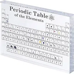 NEWFUN Periodic Table with Real Elements, 150 x 114 x 20 mm Periodic Table with Real Elements, Periodic Table, Real Periodic Table, Acrylic Periodic Table of 83 Elements, Periodic Table Display,-picture-25