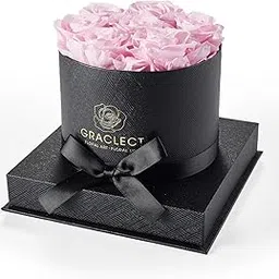 Preserved Roses in a Box - Eternal Flowers, Eternal Roses, Preserved Flowers for Mother's Day, Valentine's Day and Christmas - Champagne-image-8