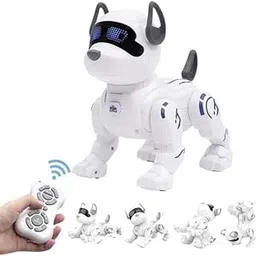 TONICTOYS Electric RC Robot Dog Stunt Walking & Dancing Toy | Intelligent Touch Remote Control Electronic Pet for Kids | Interactive Electric Pet Toy for Children-picture-19