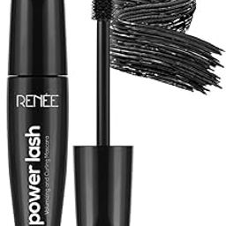 RENEE Power Lash Mascara, Darkest Black, Instantly Curls, Lengthens & Volumizes, Long-Lasting Clump-Free Formula, Water-Resistant, Highly Pigmented, Enriched with Castor Oil, 9.5ml-picture-2