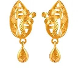 p.c. chandra jewellers 22k (916) Yellow Gold Stud Earrings for Women-picture-21
