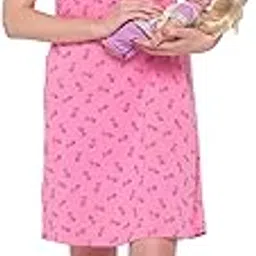 av2 Women's Cotton Floral Knee Length Maternity Nighty-picture-53