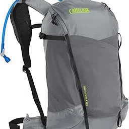 CamelBak Rim Runner X22 Hiking Hydration Backpack 70oz, Grey Flannel/Lime Punch-picture-13