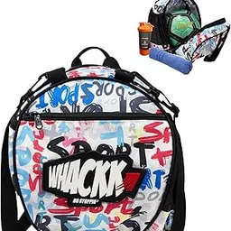 WHACKK Attack Soccer Football Equipment Bags|Basketball Volleyball Bags |Adjustable Strap Backpack |Easy Access Pocket Mesh Bottle Holders | Ball Bag |Kitbag |Bag (Sport, 12L)-picture-28