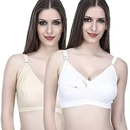 kamison international lingerie Full Coverage Bra | 28-44 B C D Cup Sizes | Non-Padded Wirefree| High Coverage (Pack of 2)-picture-54