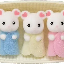 Calico Critters Marshmallow Mouse Triplets-picture-11