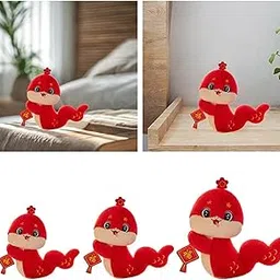 Bnf® Chinese Snake Year Stuffed Animal Toy for Office Beach Chair Decor Versatile 16cm Baby | Toys for Baby | Plush Baby Toys-picture-18