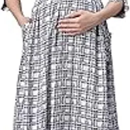 mamma's maternity Short Length Maternity | Feeding | Nursing Dress | Nursing | Casual Dress | Pre and Post Pregnancy-picture-20