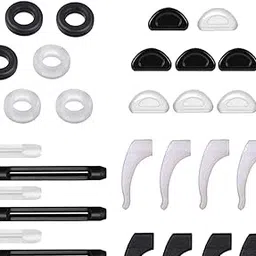 lichts Silicone Eyeglasses Straps Ear Grips Hook Eyewear Retainer Set 16 Pairs-picture-59