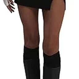 Womens Low Rise Split Hem Slim Fit Skinny Skirt Streetwear-image-13