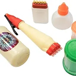 Pooja Ghar Rangoli Tool Set for Easy and Beautiful Designs – Perfect for Festivals and Decor | Complete Rangoli Tool (Ivory Pen, 5 Line Galicha Patta, Big & Small Filler, Tiny & Big Dot Bottle)-image-43