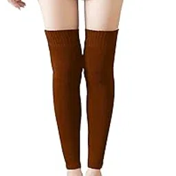 adorazone Women's Woolen Extra-Long Knee Supporter & Leg Warmer-picture-24