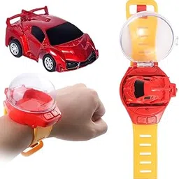 Bestie Toys Mini Remote Control Car Watch, 2.4 GHz Cartoon RC Racing, USB Charging Hand Controlled for Boys Girls (Red Racing Edition)-picture-27