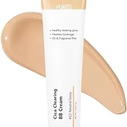 PURITO Cica Clearing BB Cream #13 Neutral Ivory 1 fl.oz / 30ml, Vegan bb cream, foundation, cruelty free-picture-10
