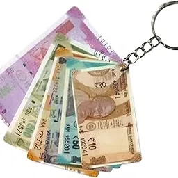Coralreef 10pcs Plastic Double Sided Money Keychain For Car And Bike (pack of 10)-picture-34