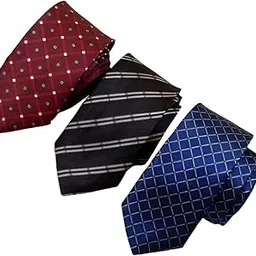 Men's Formal Slim Skinny Ties Combo Pack of 3, Multicolour-picture-56