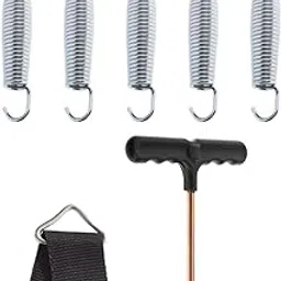 BNF® Sporting Goods-Fitness Running & Yoga-Fitness Equipment & Gear-Trampolines - Trampoline Spring Premium Alloy Repair Hardware Heavy Duty Trampoline Parts 16cm Spring-picture-17