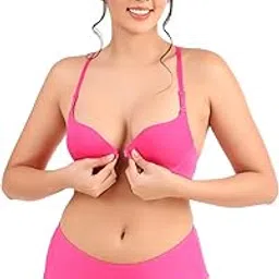 voler haut reveal your style Voler Haut Women Sexy Lingerie Set with Front Closure Seamless Pushup Soft Pads Multiway Strap Bra with Matching Stretchable Soft Panty Set for Honeymoon, Bridal Wear and Swim Wear-picture-13