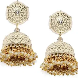 zaveri pearls Beautifully Enamelled Traditional Jhumki Earring For Women-ZPFK8993-picture-50