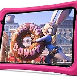 PRITOM Android 10 Go, 8 inch Kids Tablet, Parental Control, Wi-Fi, Quad Core Processor, 2GB RAM, 32GB ROM, HD IPS Screen, 2.0 Front + 8.0 MP Rear Camera, with Kids-Tablet Case(Pink)-picture-22
