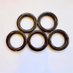 Budget-Friendly 1.5" Plastic Curtain Eyelet Rings - [20/50/100] Sets - Easy Press-Fit, Lightweight Durability (20, Brown)-image-28