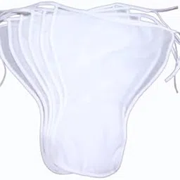 Born Baby White Cotton langot, 0-9 Month Baby langot Pack of 10-image-61
