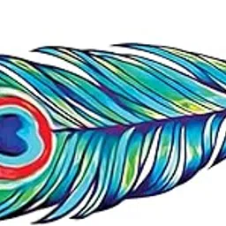 Beautiful Peacock Feathers Waterproof Temporary Tattoo For Boys Girls-picture-27