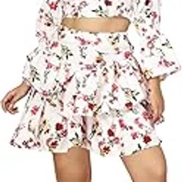 oomph! Crepe Top and Skort Set for Women 7-picture-30