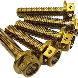ATORSE 5 Pieces M8 Wheel Lug Bolt Screw Fit for Vespa GTS300 Gold-picture-24