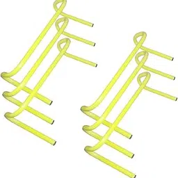 Agility Hurdle for Sports Training, Jumping Drills, Soccer, Football, Gym, Fitness (6 inch, Pack of 10)-picture-15
