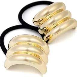 hair drama co. Pony Cuff Hair Band for Women | Soft Hair Ties | Ponytail Hair Cuff | Statement Pony Holder for Women Hairties | Unique Hair Accessories | Perfect for Stylish Hairstyles-picture-29