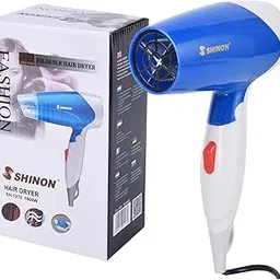 SHINON SH-1270 Professional Hair Dryer 1400 Watts Silky Shine Hot and Cold Lightweight and Foldable Hair Dryer, Blue-picture-22